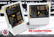 White Cardboard A5 Leaflet Holders
